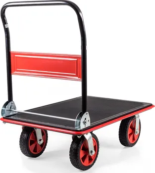 Plošinový vozík G21 Plošinový vozík 60,5 x 96 x 90,5 cm červený/černý