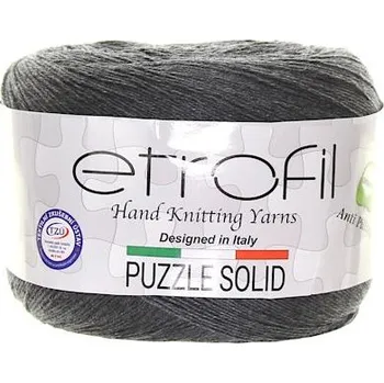 Příze Etrofil Puzzle Solid tmavě šedá PS016