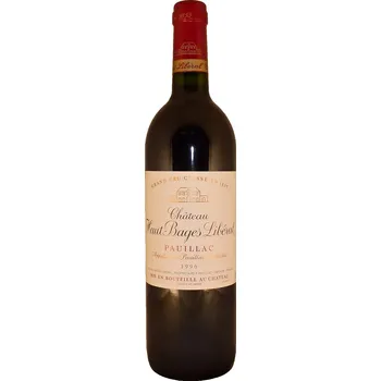 Víno Archivní víno 1996 Chateau Haut Bages Libéral, 0,75l Chateau Haut Bages Liberal