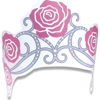 Party dekorace Amscan Papírová korunka Charmmy Kitty 6 ks