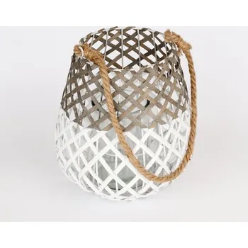 Lucerna Lucerna pletená s provazem 24cm