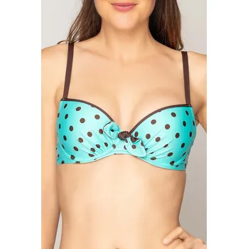 Dámské plavky Plavková podprsenka ANTIGEL (FBA4022-06), Velikost 70G, Barva modrá