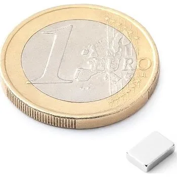 Dekorativní magnet Neodymový magnet kvádr 6 × 4 × 1,5 mm, síla 490 g