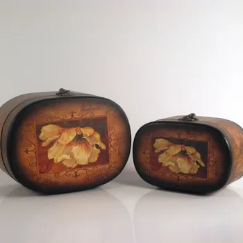 Šperkovnice Šperkovnice dřevěná skříňka (set 2ks) 23/19cm