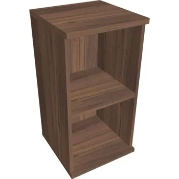 Kancelářský vozík HOBIS skříň policová otevřená - S 2 40, ořech + doprava zdarma