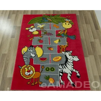 Koberec Akcila Dětský kusový koberec Kolibri 11120-120 červený - 120x170 cm