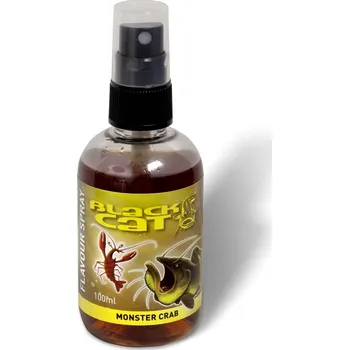 Umělá nástraha Black Cat dip a posilovač ve spreji Monster Crab 100ml (Nadipujte a zatraktivněte jakoukoliv nástrahu na sumce.)