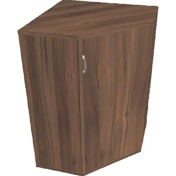 Kancelářský vozík HOBIS skříň vnitřní roh pravá - SRV 3 01 P, ořech + doprava zdarma