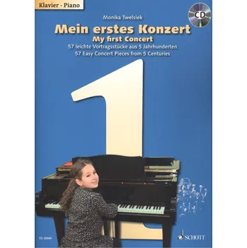 My First Concert + CD / jednoduché přednesové skladby pro sólo klavír