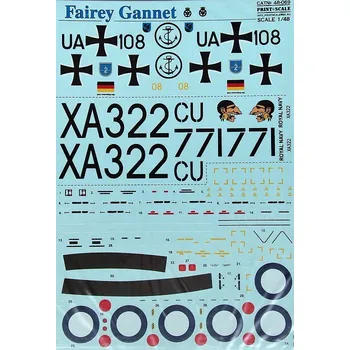 Plastikový model Print Scale 1/48 Fairey Gannet (wet decals)