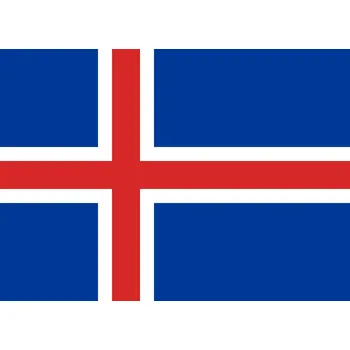 Vlajka Island vlajka - 30 x 45 cm - tunel, karabina