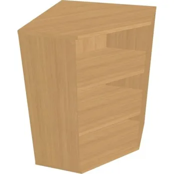 Kancelářský vozík HOBIS skříň vnitřní roh - SRV 3, buk + doprava zdarma