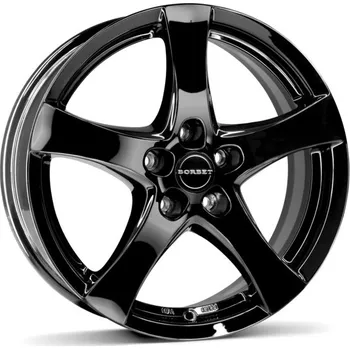 Alu kolo Alu disk Borbet F 6.5x16, 4x108, 72.5, ET37,5 black glossy