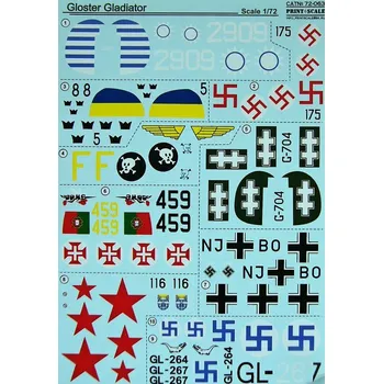 Plastikový model Print Scale 1/72 Gloster Gladiator - Part 2 (wet decals)