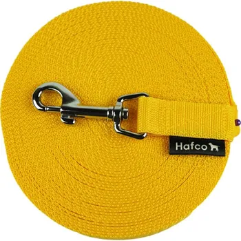 Přislušenství pro kočičí toaletu Stopovací vodítko Hafco Longy - žluté, 10 metrů 3078
