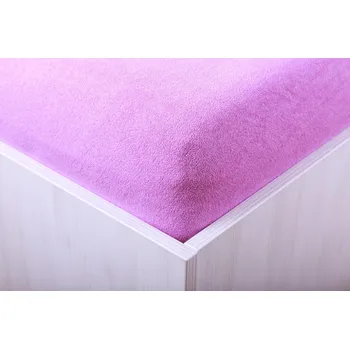 Prostěradlo JAN peří Prostěradlo froté ostružinová 90, 140, 160, 180 x 200 cm - Prostěradlo froté ostružinová 90 x 200 cm