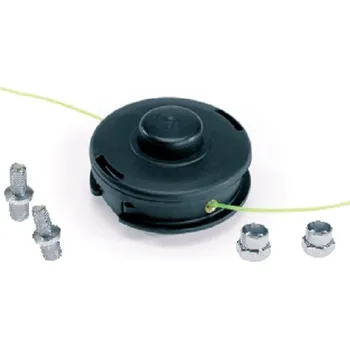 STRUNOVÁ HLAVA POLOAUTOMATICKÁ 109mm 10x1.25Z Navíc sada adaptérů: 8x1.25M (EMAK), 8x1.25M, 10x1.0Z (STIHL) AL-KO BC 4125 a jiné Z - matice M - šroub