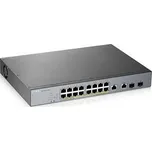 Zyxel GS1350-18HP, 18 Port managed CCTV PoE switch, long range, 250W (1 year NCC Pro pack license bundled)