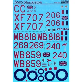 Plastikový model Print Scale 1/72 Avro Shackleton (wet decals)