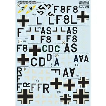 Plastikový model Print Scale 1/72 Focke-Wulf FW 200 Condor Pt.4 (wet decals)