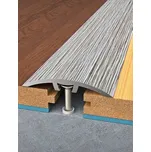 Přechodová lišta (profil) Dub bílý, 2700x40 mm, bílá, Profilteam - 1 rok na vrácení + DOPRAVA ZDARMA k Vám i zpět