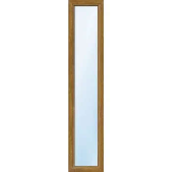 Okno Plastové okno fixní zasklení ESG ARON Basic bílé/zlatý dub 450x1850 mm (neotevíratelné)