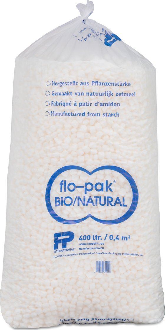 Tělíska fixační Flo-Pak Natural pytel 400 l bílá