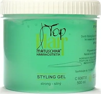 Stylingový přípravek Matuschka Top Hair Styling Gel Strong