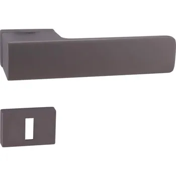 Dveřní kování Rozetová klika TUPAI kování TI - GORDO - RT 4084RT mosaz Provedení: madlo fix/kl.levá + PZ rozety 52x52mm (otvor pro vložku), Povrch: T - Titan (141) 8584138330311