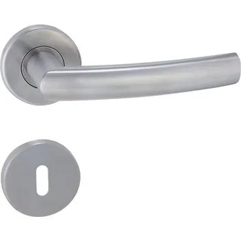 Dveřní kování klika MP - ESSO - R AKCE Provedení: klika/klika na rozetách, Povrch: BN - broušená nerez 8584138299229