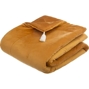 Povlečení Atmosphera Velurové povlečení 80 x 180 cm žlutá