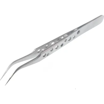 Péče o řasy a obočí Pinzeta VOKPRO 120 - zahnutá