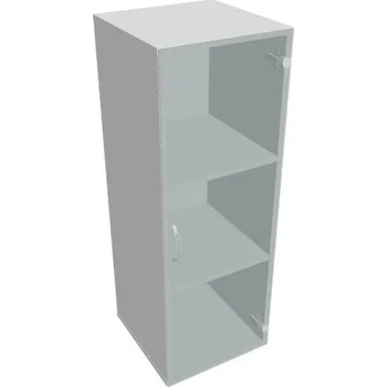 Kancelářský vozík HOBIS skříň policová dvéřová - D 3 40 02, bílá + doprava zdarma