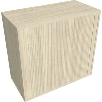 Kancelářský vozík HOBIS skříň policová, roleta pravá - DZ 2 80 03 P, akát + doprava zdarma