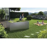 Vyvýšený záhon Biohort 2x1 plechový 201 x 102 x 77 cm šedý křemen metalický