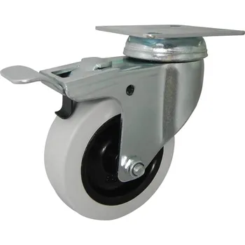 Pojezdové kolečko Nábytkové kolo 75 mm otočná vidlice s deskou