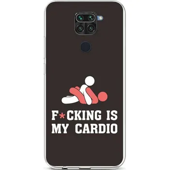 Pouzdro na mobilní telefon Kryt Xiaomi Redmi Note 9 silikon Cardio (obal neboli pouzdro na Xiaomi Redmi Note 9)