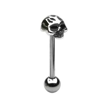 Piercing Šperky4U Piercing do jazyku - lebka - PJ01079-K