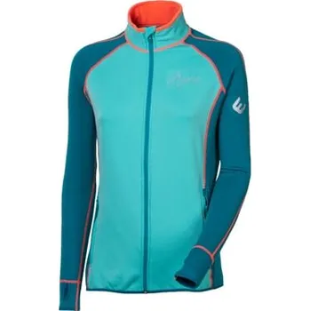 Dámská mikina Progress TISPA dámská funkční sportovní mikina modrozelená/mintová S