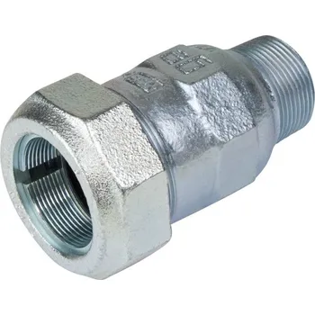 Kanalizační potrubí Gebo Litinová svěrná spojka 1 1/4" AG x 42,4 mm, typ A pro ocelové trubky