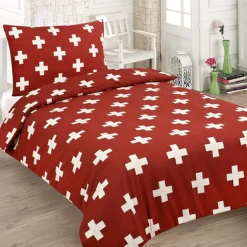 Povlečení Numberoplus Bavlněné povlečení CROSS