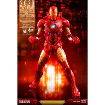 Figurka Iron Man 2 - sběratelská figurka Iron Man Mark IV (Holographic Version) Movie Masterpiece 2020 oy Fair Exclusive 30 cm