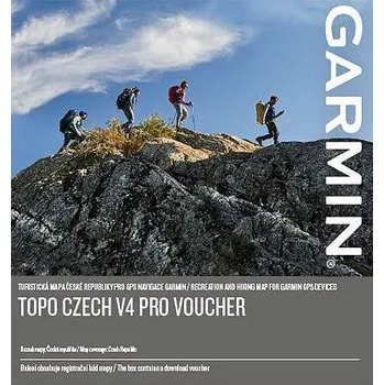 Mapový podklad pro GPS navigaci Garmin Topo Czech V4 Pro