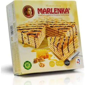 Trvanlivě pečivo Marlenka Medový dort s vlašskými ořechy 800 g