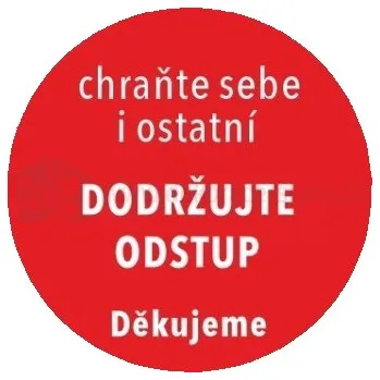 Samolepící dekorace Chraňte sebe i ostatní - Dodržujte odstup