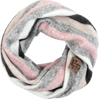 Nákrčník růžovo-šedý svetrovinový nákrčník