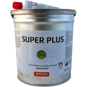 Lepící sada BKP Polykar Super Plus 5kg (BKP Polykar Super Plus 5kg. Dvousložkový polyesterový tmel určený na tmelení středních a větších nerovností, vhodný především pro kovové povrchy)