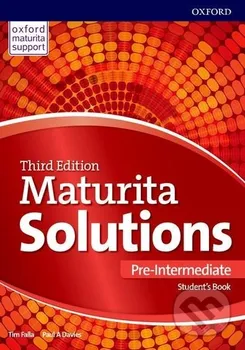 Anglický jazyk Maturita Solutions 3rd Edition Pre-intermediate Student's Book: SK Edition - Tim Falla (2017, brožovaná)