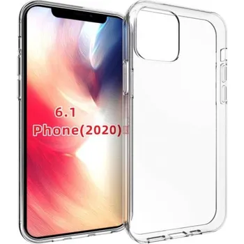 Kryt z měkkého plastu pro iPhone 12 Pro - transparentní