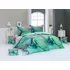 Povlečení Matějovský Blanka Matragi Birth azurové/tyrkysové 140 x 200 cm, 70 x 90 cm zipový uzávěr